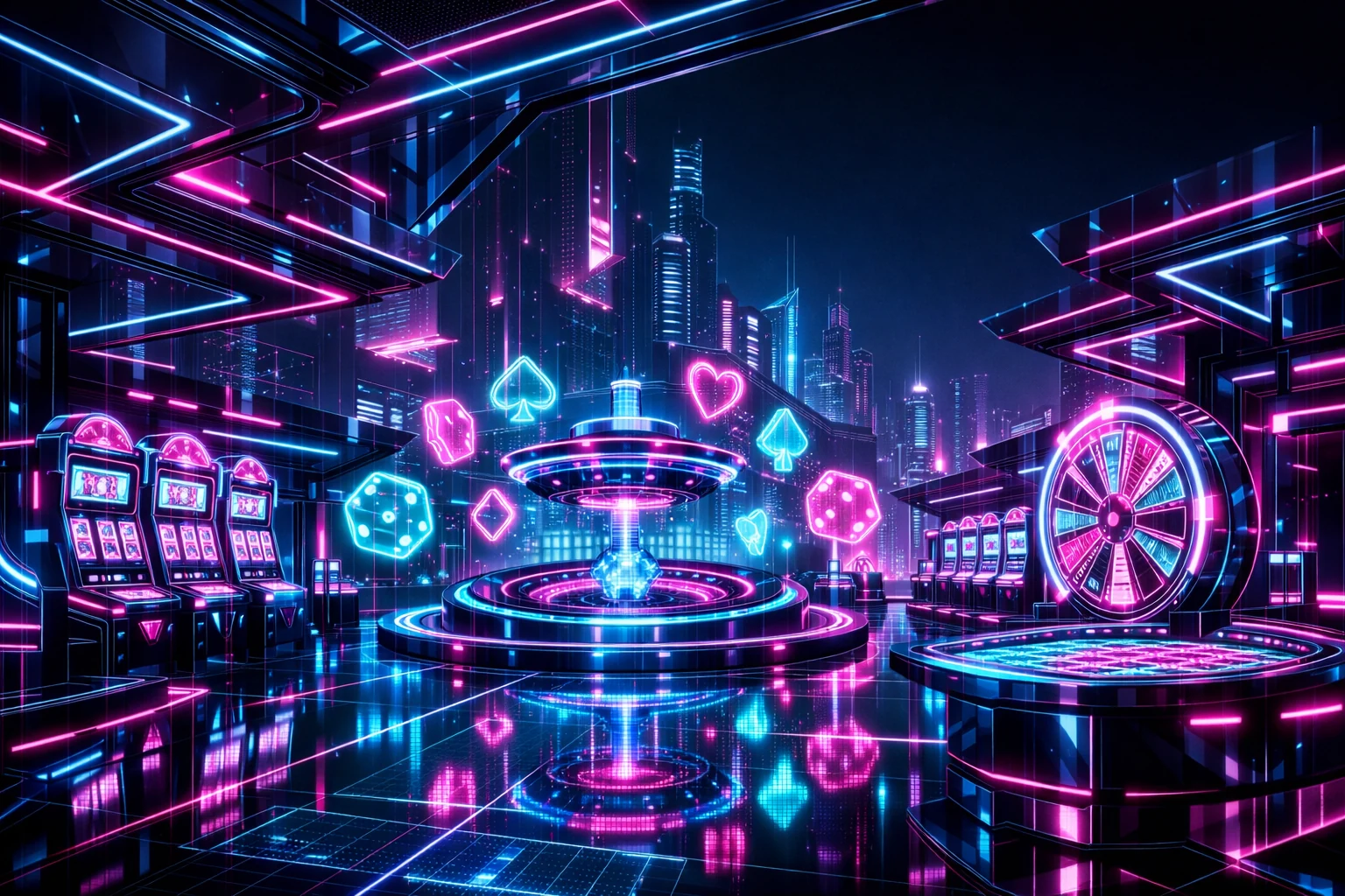 Neon-Cyberstadt